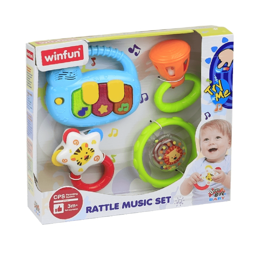 Winfun Rattle Music Keyboard Set  3+ Months