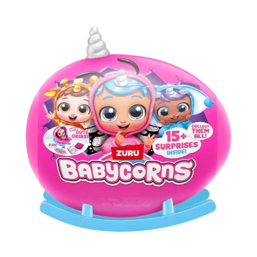 Zuru Babycorns Magical Surprise Plush Doll for 3+ Years - Assorted 24cm