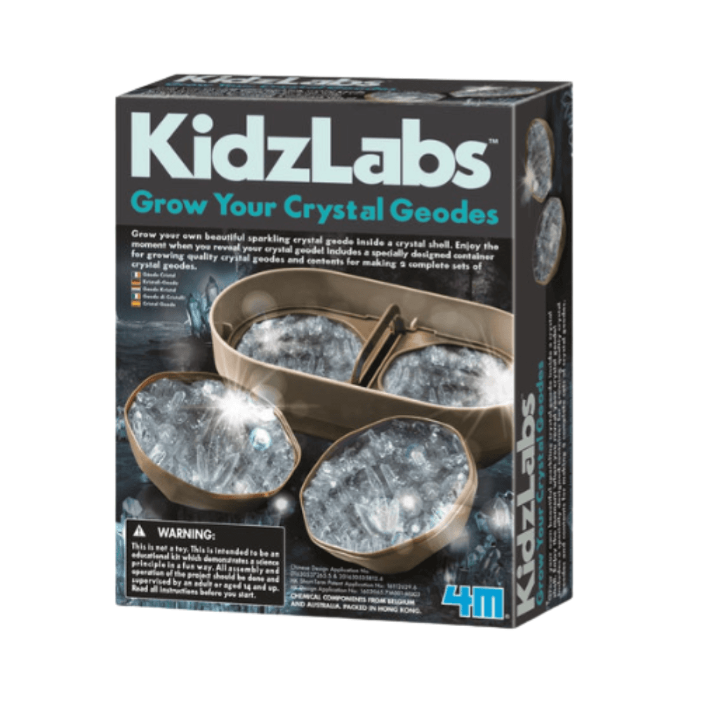 4M KidzLabs Crystal Geode Growing Kit