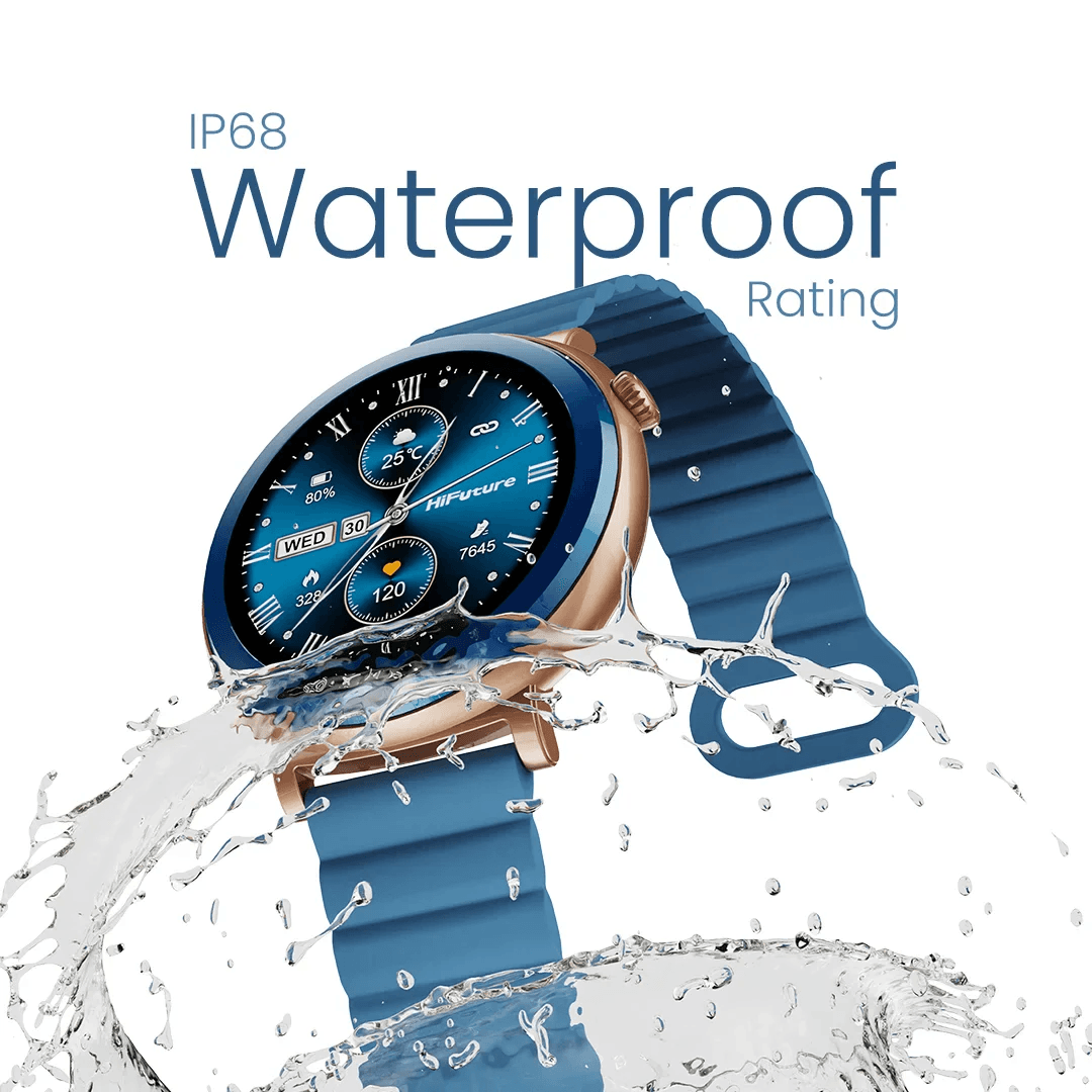Hifuture Future Aura Smartwatch,- Ip68- Blue
