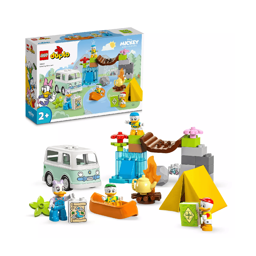 Lego Duplo Disney Mickey And Friends Camping Adventure 10997 Building Toy Set (37 Pieces)