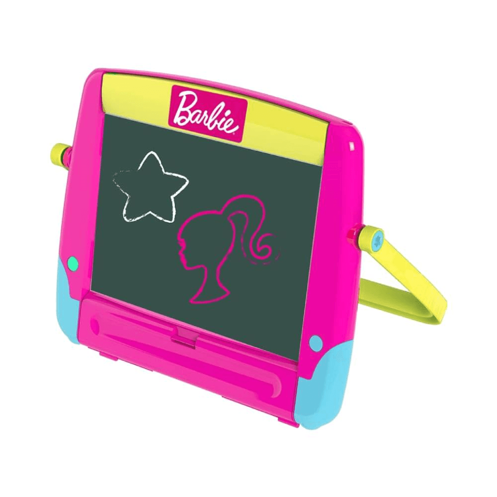 Barbie 4-in-1 Multi-Functional Art Easel with Handle for 3+ Years