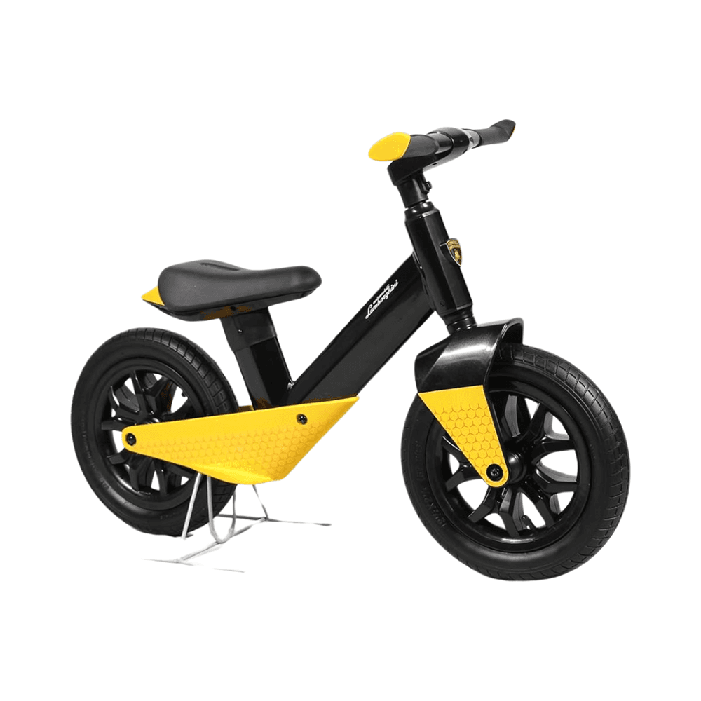 Lamborghini Balance Rideable Toy - Black/Yellow