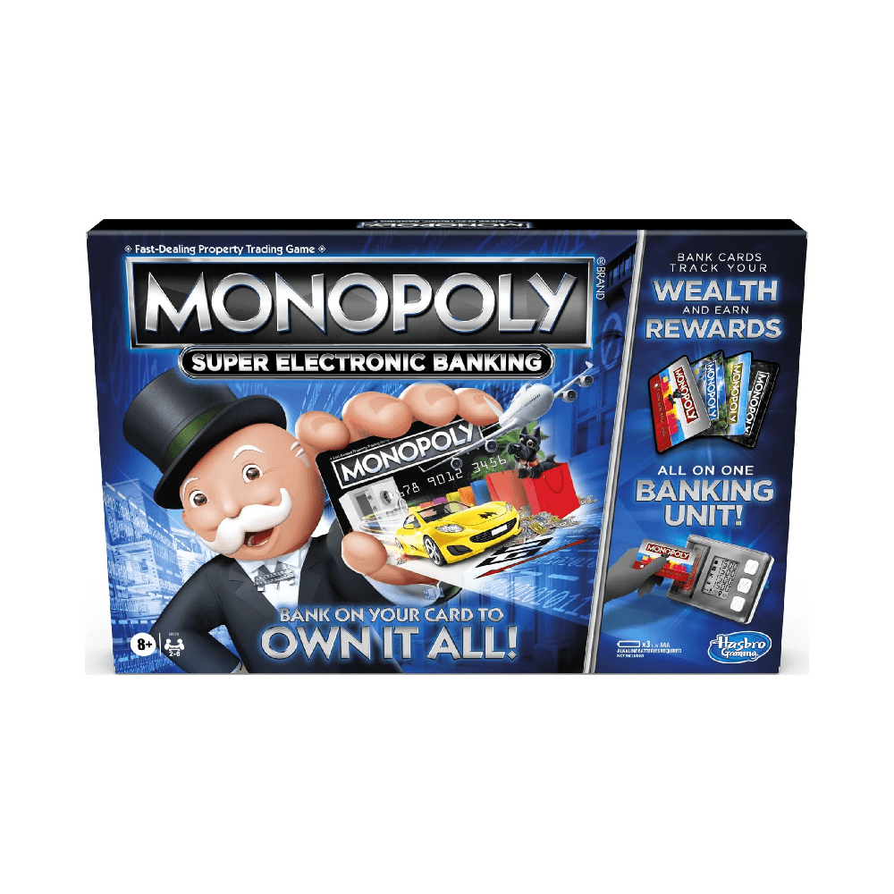 Hasbro Monopoly Super Electronic Banking Property Dealing Board Game
