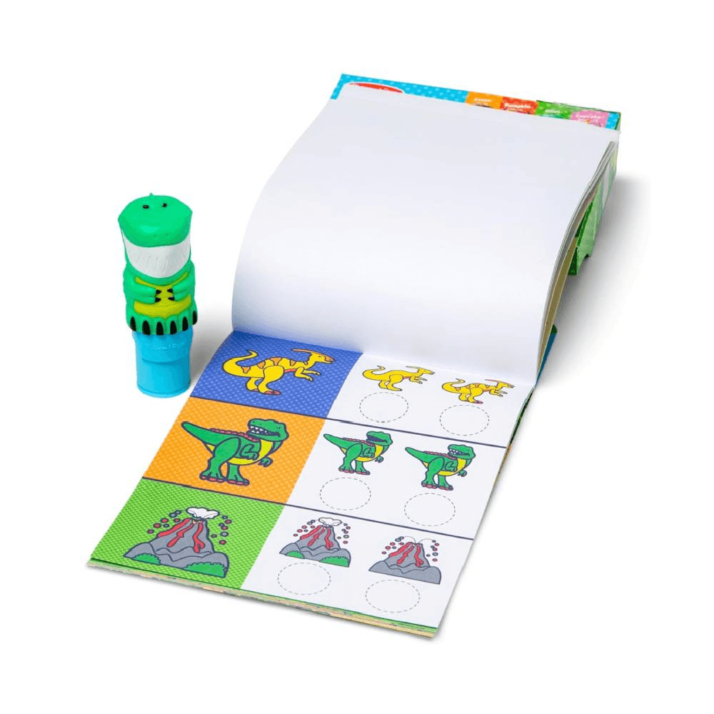 Melissa & Doug Wow Dinosaur Activity Pad & Sticker Stamper