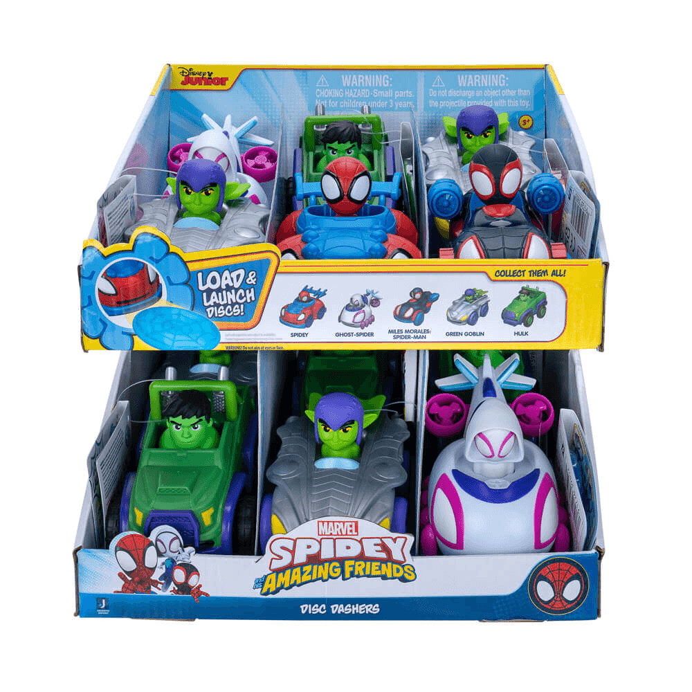 Spidey & His Amazing Friends Disc Dasher Vehicle - Styles May Vary