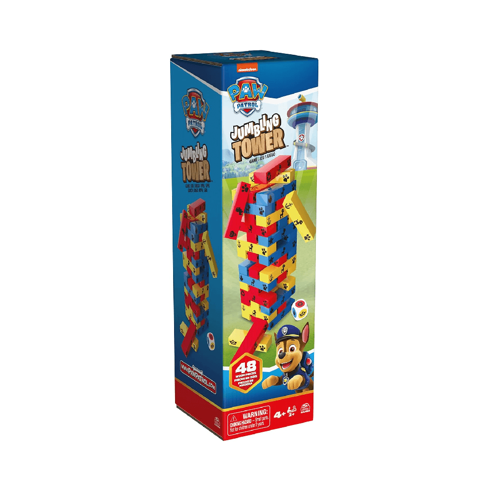 Nickelodeon Paw Patrol Jumbling Tower Game 48Pcs