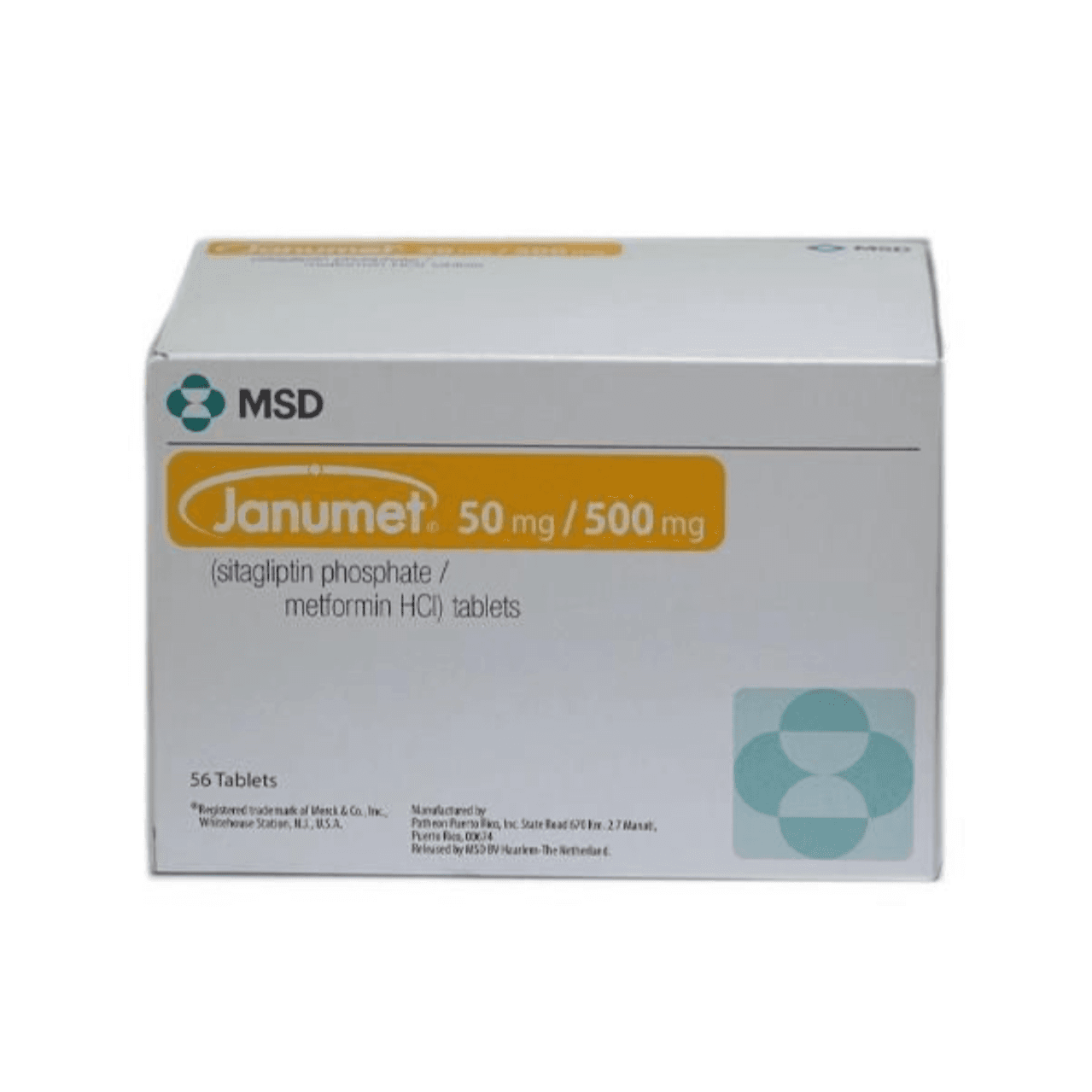 Janumet 50/500 Tab 56S