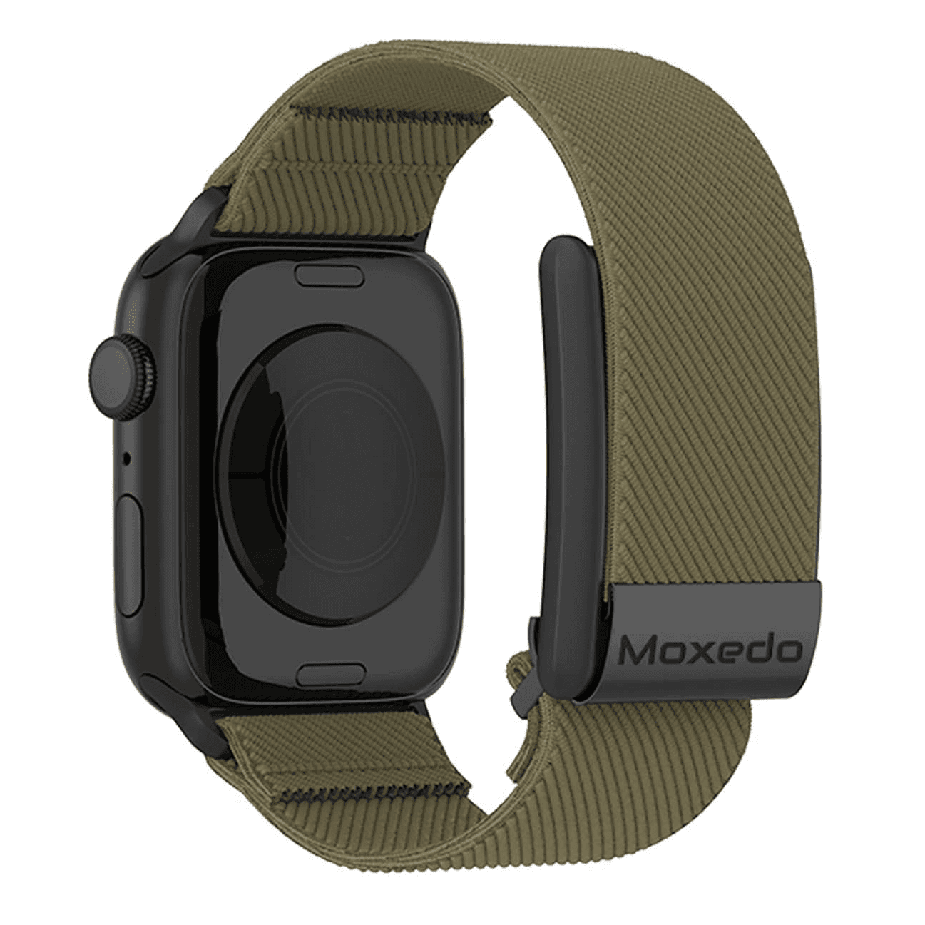 Moxedo Hybrid Strap For Apple Watch & Whoop Comfortable & Practical Design Olive Green