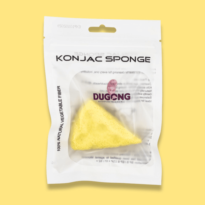 Cheese shape Konjac Sponge (Yellow)