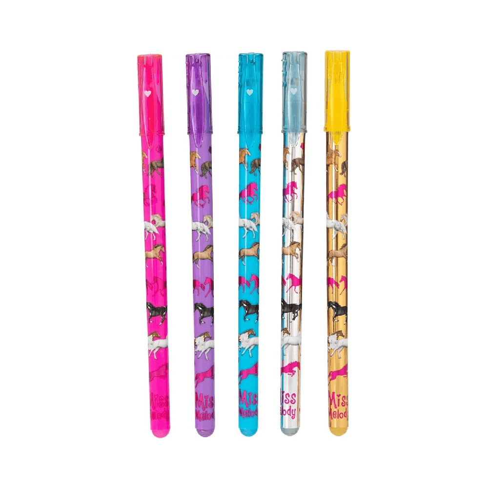 Topmodel Miss Melody Glitter Gel Pen Set 5Pcs