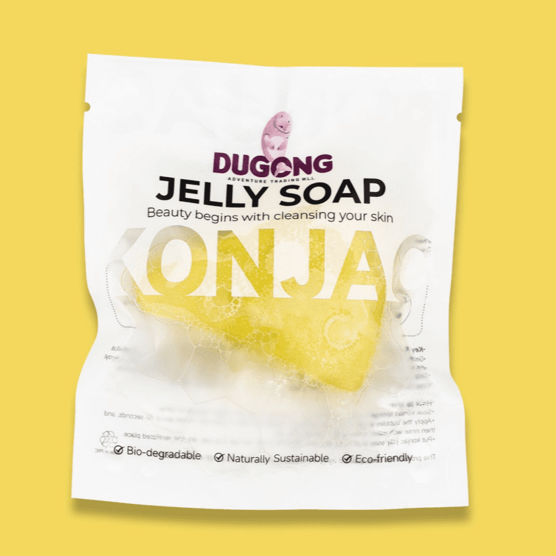 Cheese shape Konjac Jelly Soap (Yellow)
