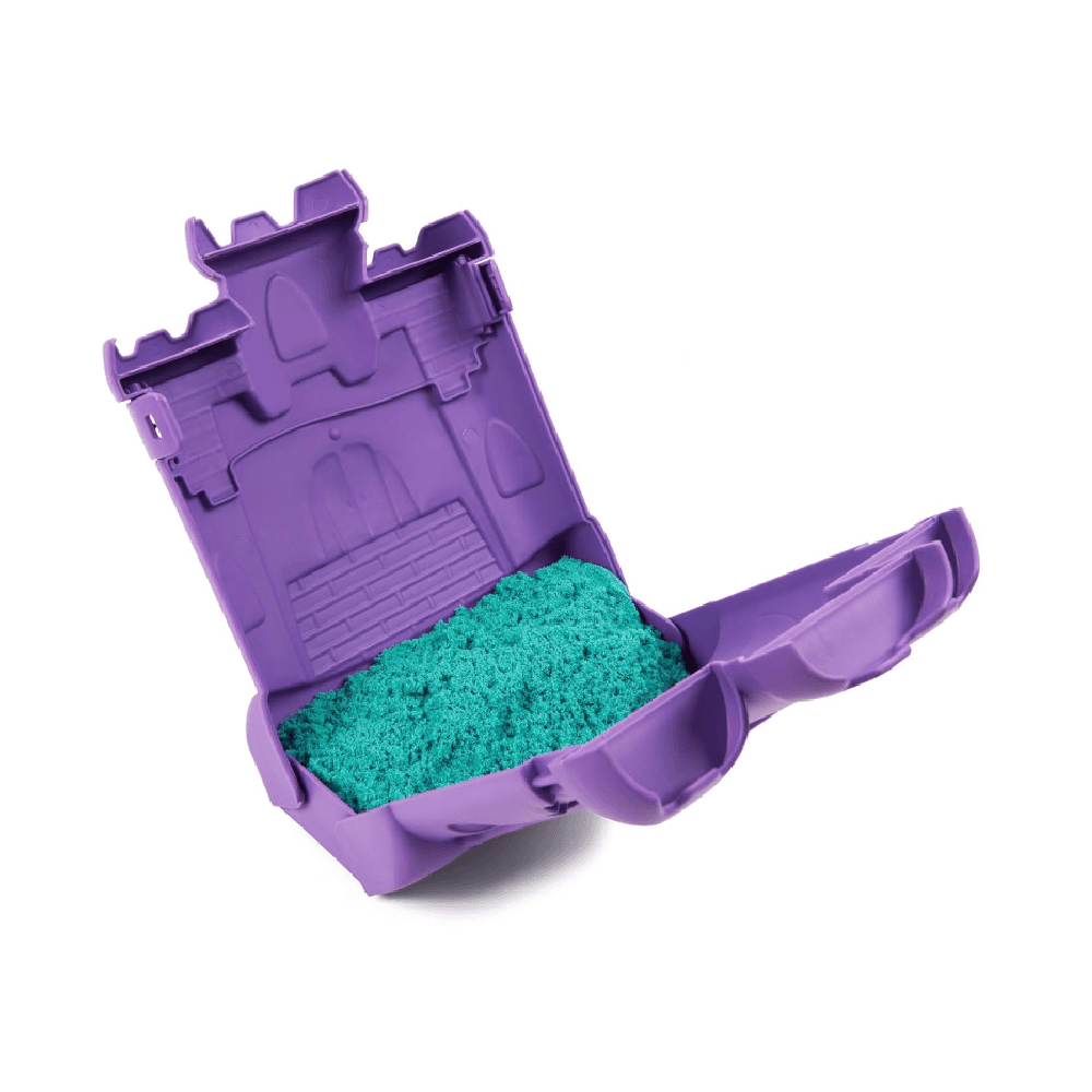Spin Master Kinetic Sand Castle Case Playset 400g - Teal