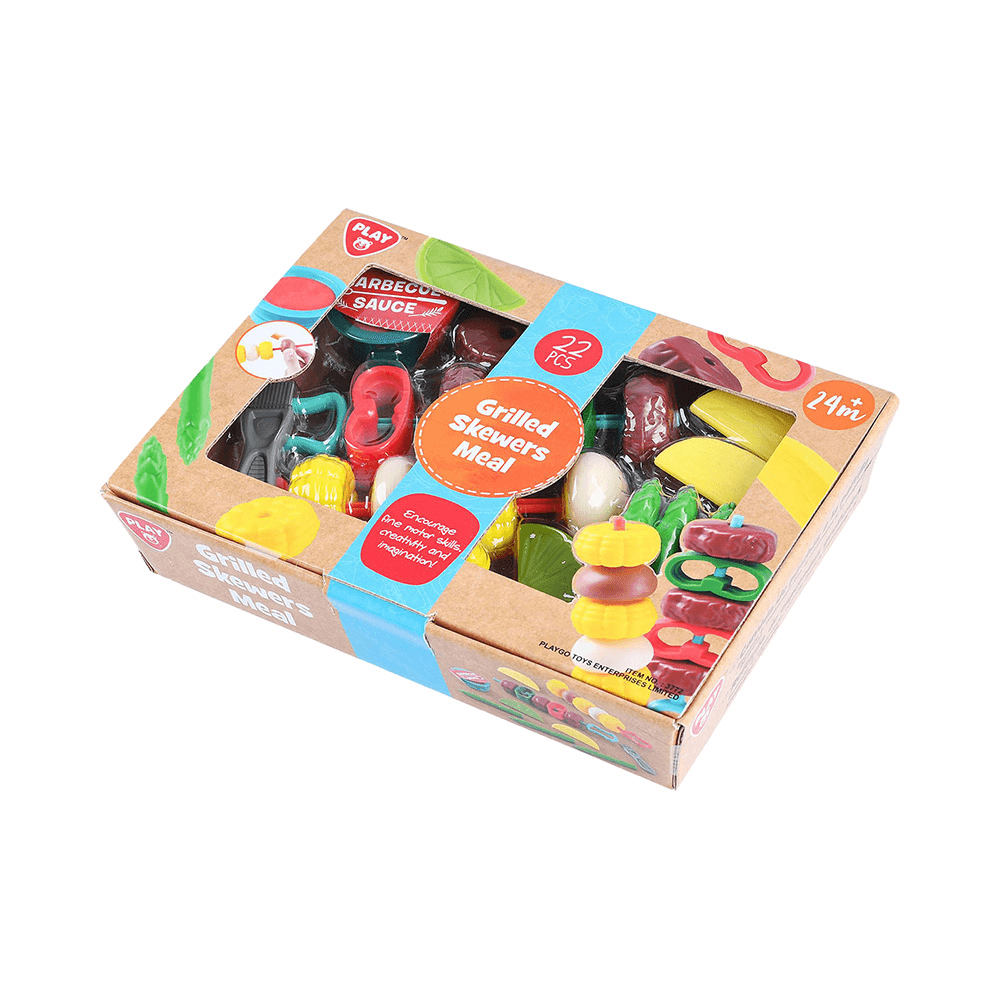 Play Go Grilled Skewers Meal Toy Food Set 22Pcs