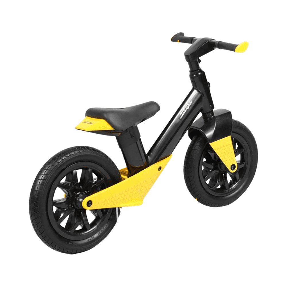 Lamborghini Balance Rideable Toy - Black/Yellow