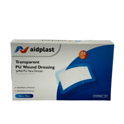 Aidplast Sterile Transparent Wound Dressing 9Cm X 15Cm