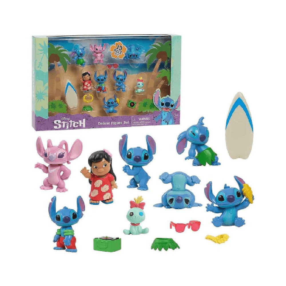 Disney Lilo & Stitch Deluxe Figure Set 5cm 13Pcs
