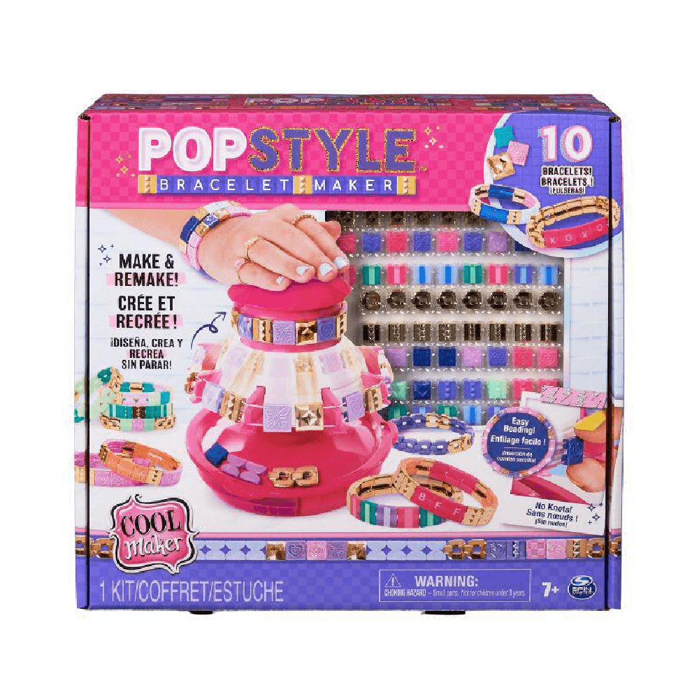 Cool Maker Popstyle Bracelet Maker Kit With Bracelets 10Pcs