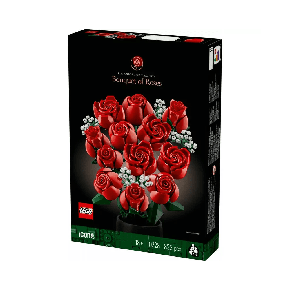 LEGO 10328 Icons Bouquet of Roses Building Blocks Toy Set 822Pcs