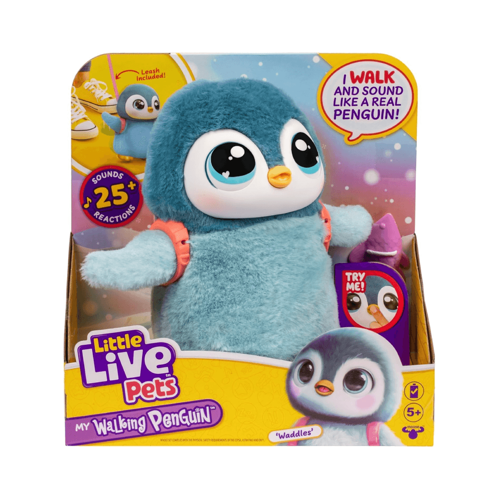 Little Live Pets My Walking Penguin Waddles Interactive Toy 5+ Years