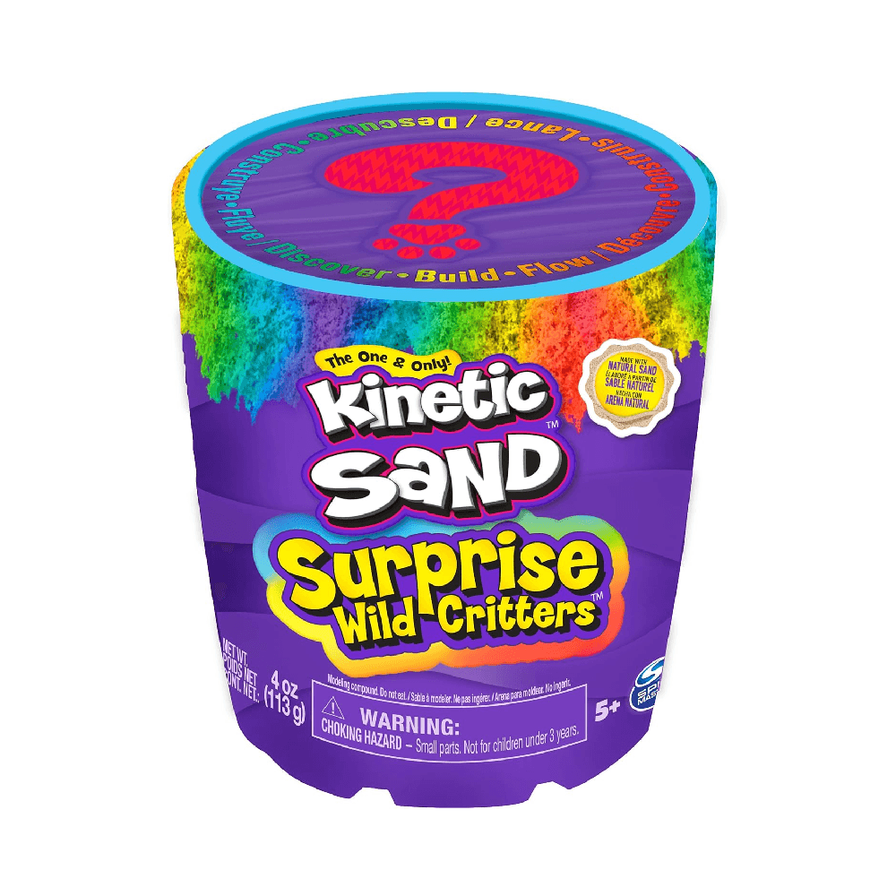 Spin Master Kinetic Sand Surprise Wild Critters Playset with Surprise Character - Assorted