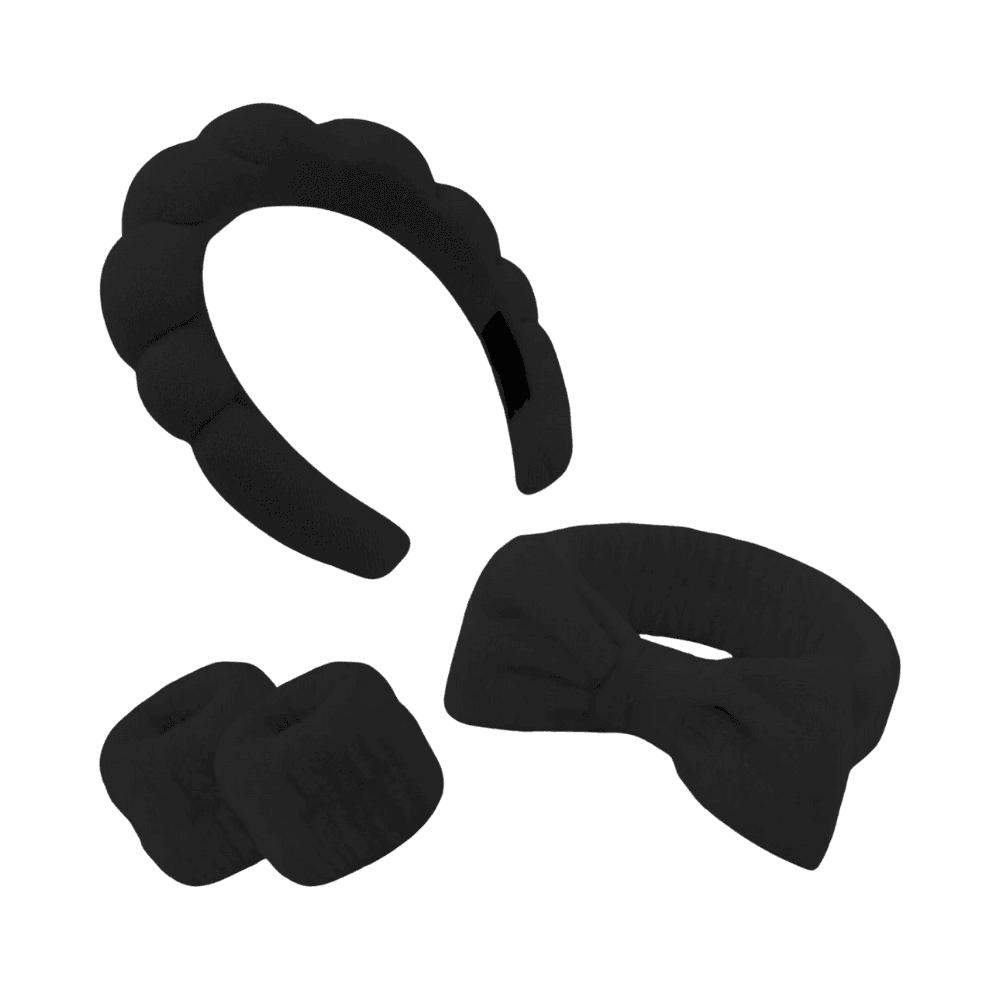 4pcs Optional,solid Shower Headband , Shower Wristband,solid Shower Headband And Shower Wristband Set
