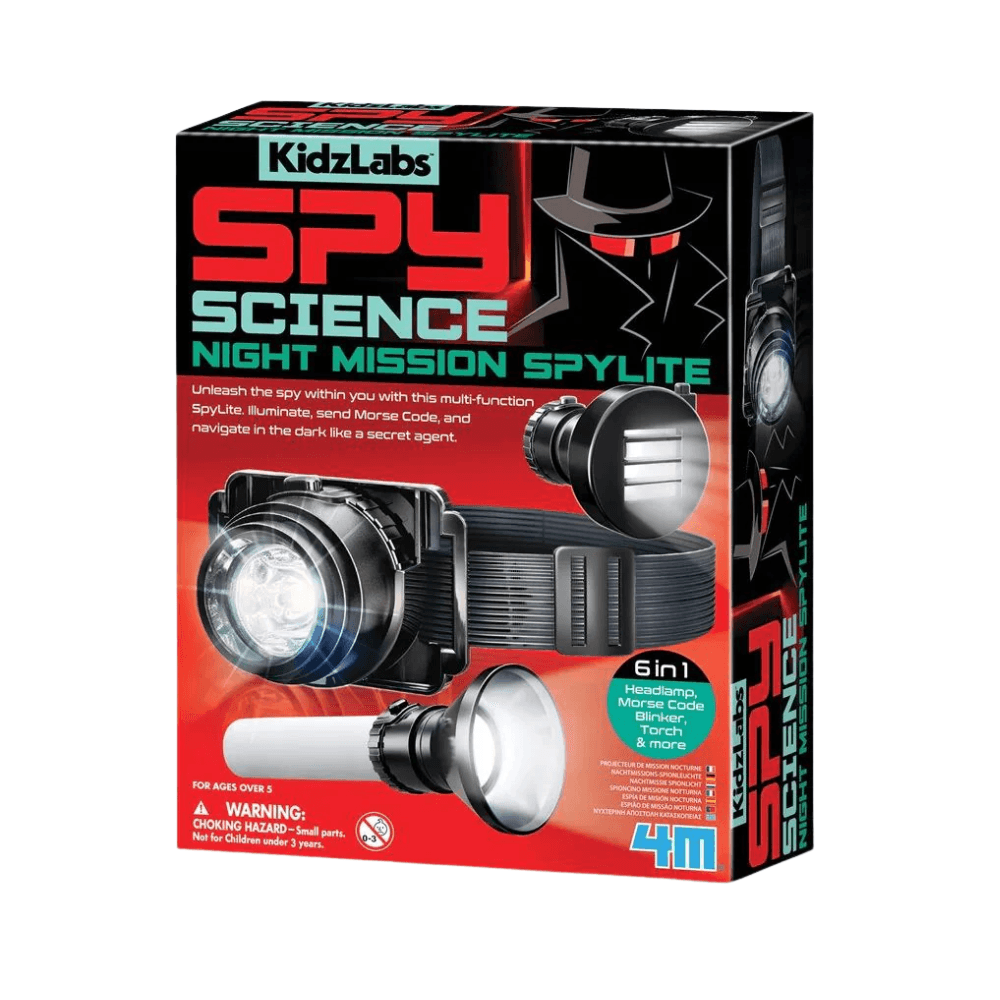 4M KidzLabs Spy Science Night Mission Spylite Science Kit