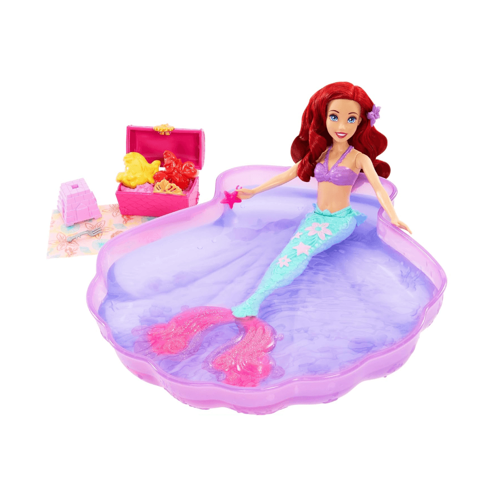 Disney Princess Sand & Swim Ariel Doll With Pool Playset