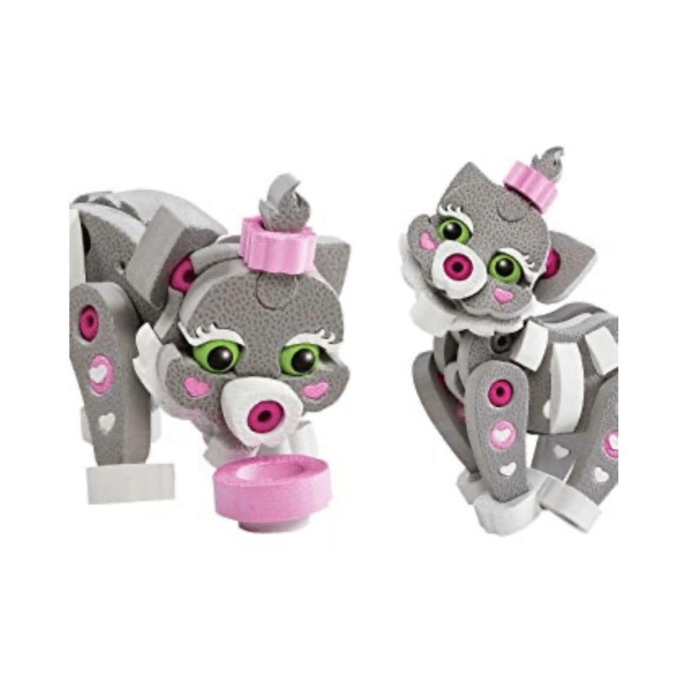 Eva Variety Blocks Cat & Kitten 3D Building Foam Blocks 64Pcs