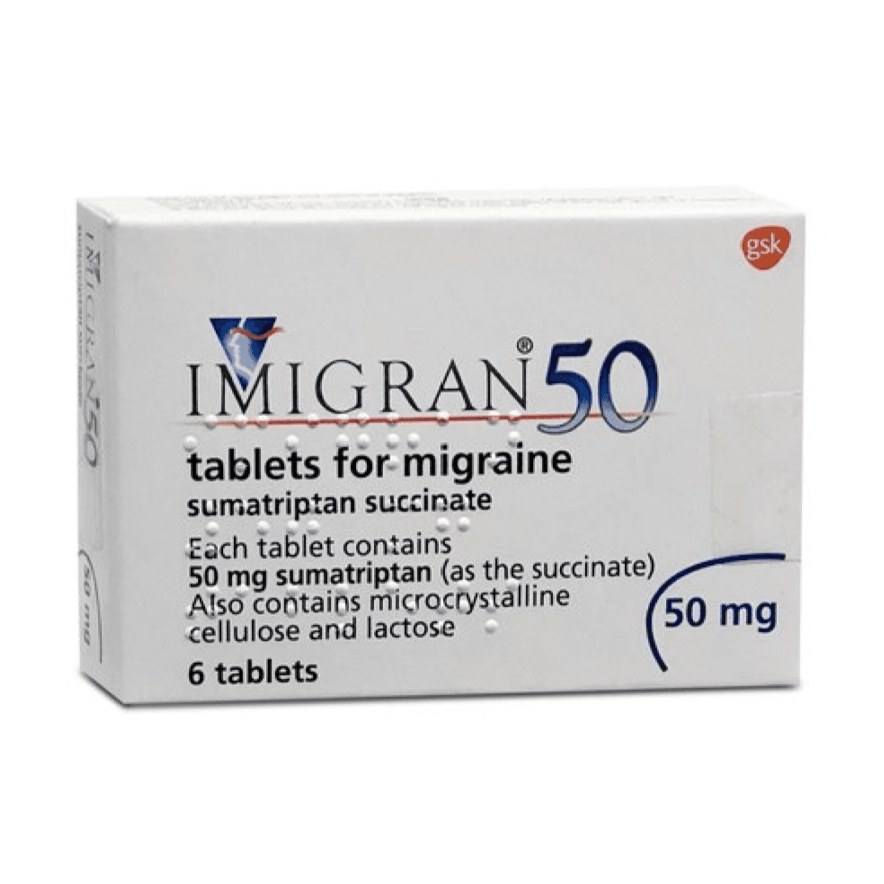 Imigran 50Mg Tab 6S