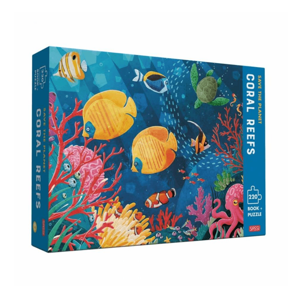 Sassi Junior Save the Planet Coral Reefs Book & Puzzle Set