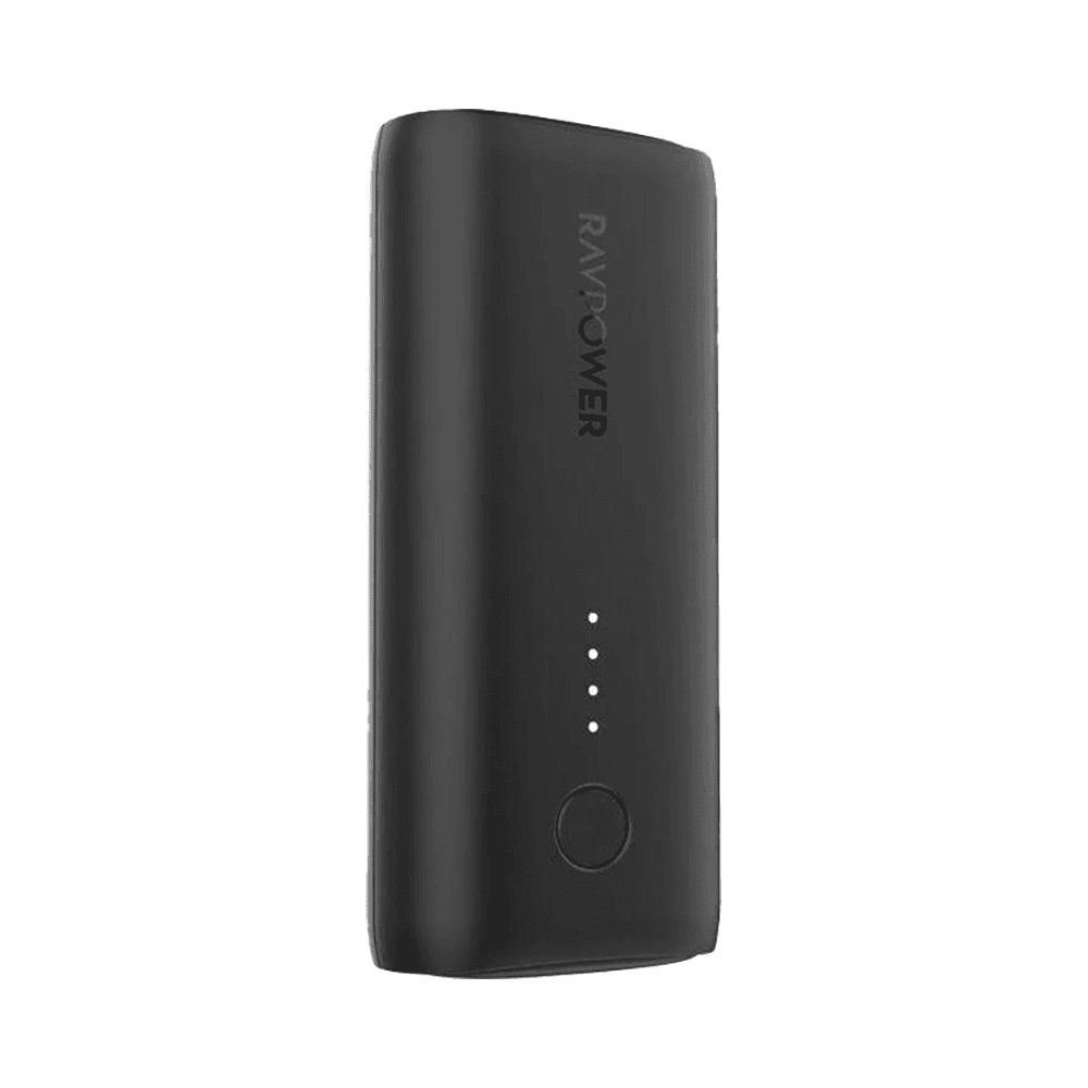 راف باور شاحن باور بانك 6700mAh - أسود