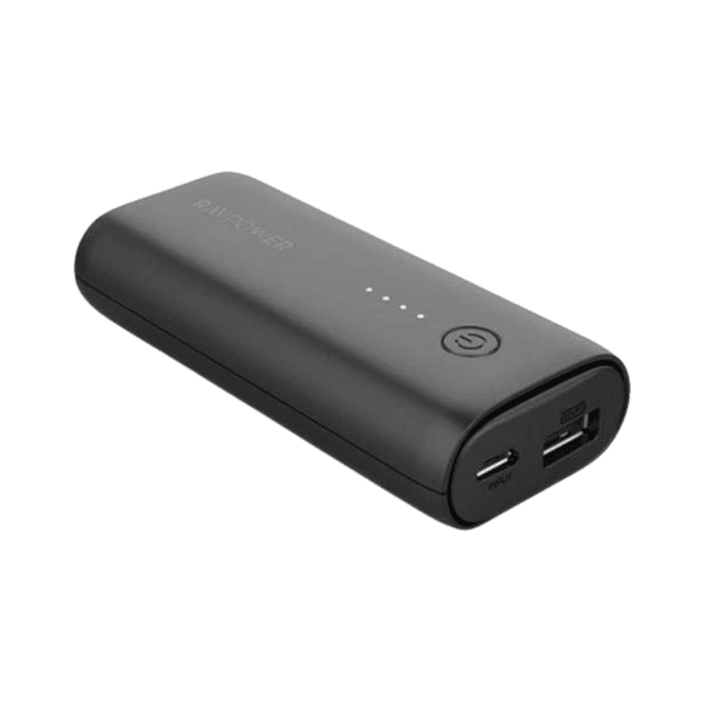 راف باور شاحن باور بانك 6700mAh - أسود