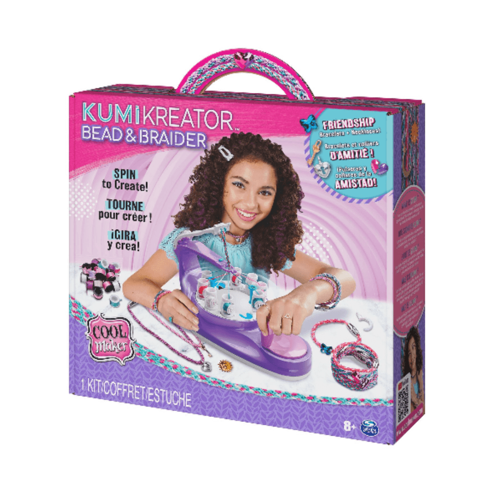 Cool Maker Kumikreator Friendship Bead Braider Bracelets & Necklaces Making DIY Kit 90Pcs