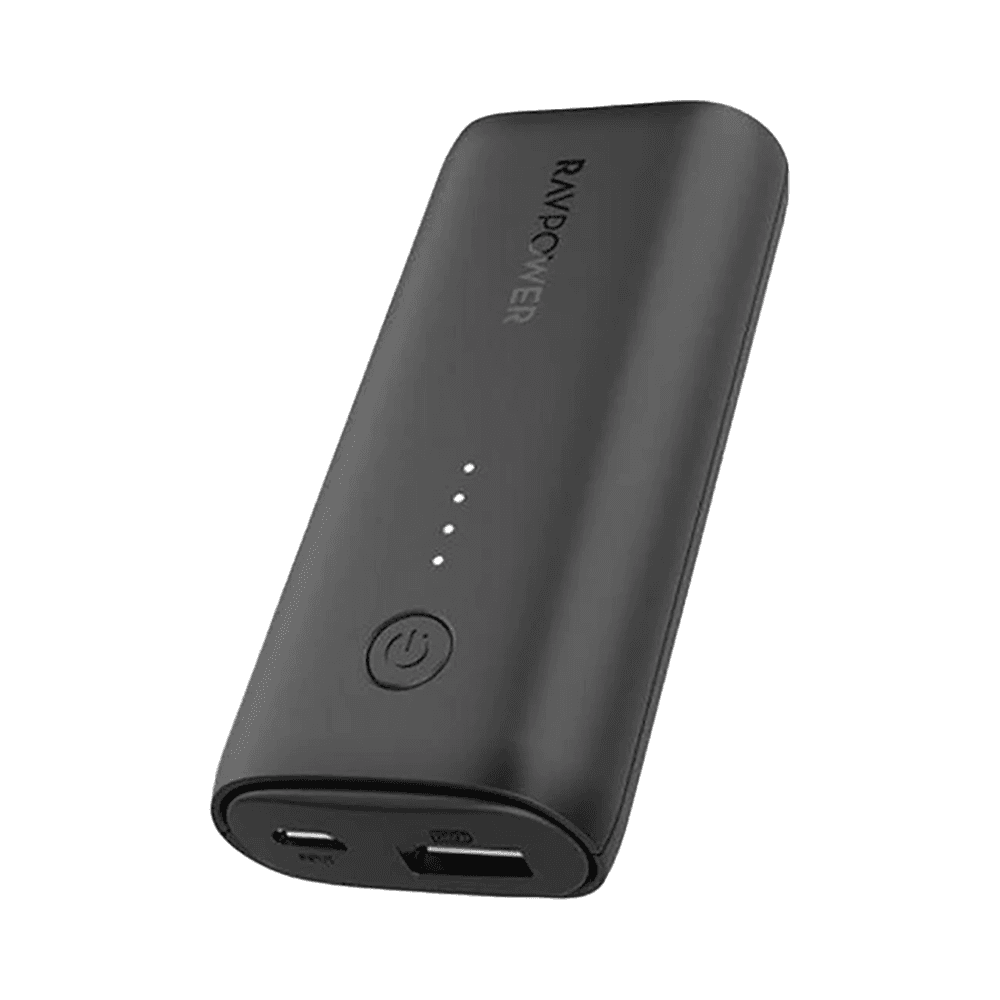 راف باور شاحن باور بانك 6700mAh - أسود
