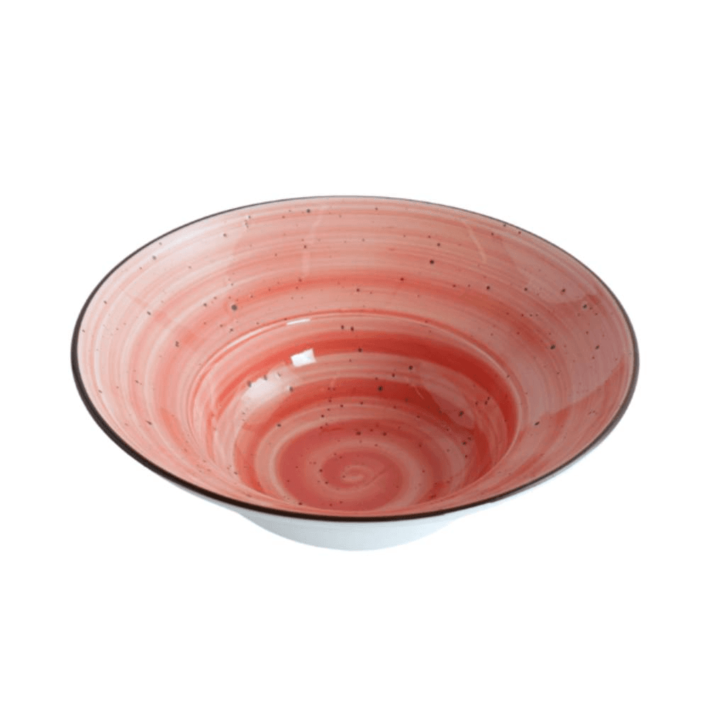 H.P Deco Pasta Soup Plate 23x8cm - Red 08-1561Dr