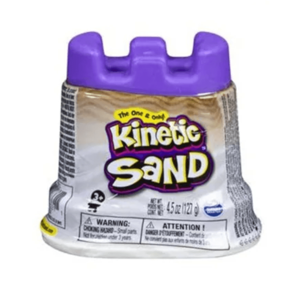 Spin Master Kinetic Sand Mini Castle Container Sand 127g - Assorted