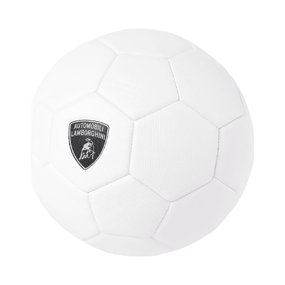 Lamborghini Sewing PVC Soccer Ball - Size 2 - White