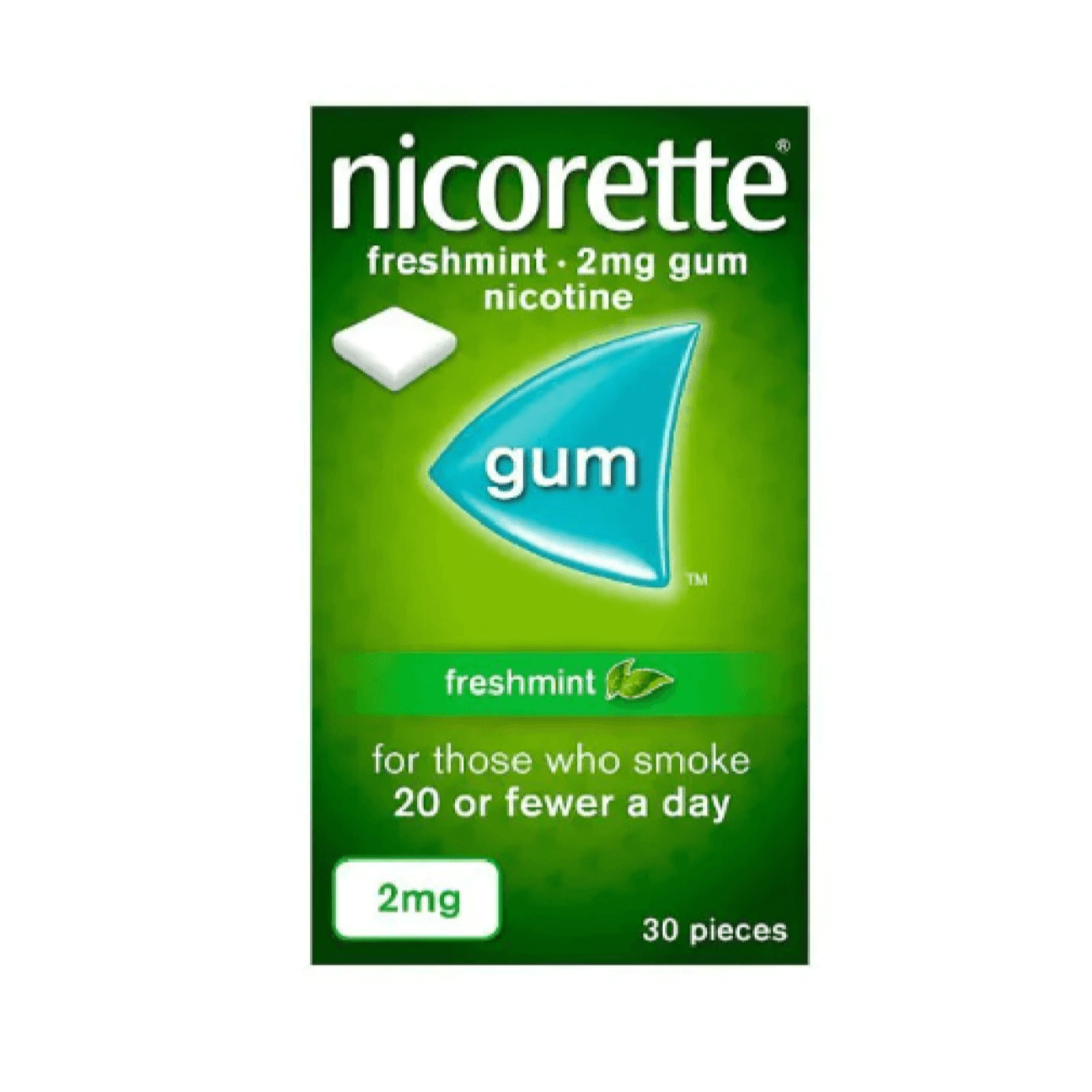 Nicorette Freshmint Gum 2Mg 30`S