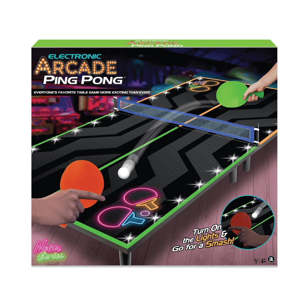 Ambassador Merchant Neon Series Electronic Arcade Ping-Pong