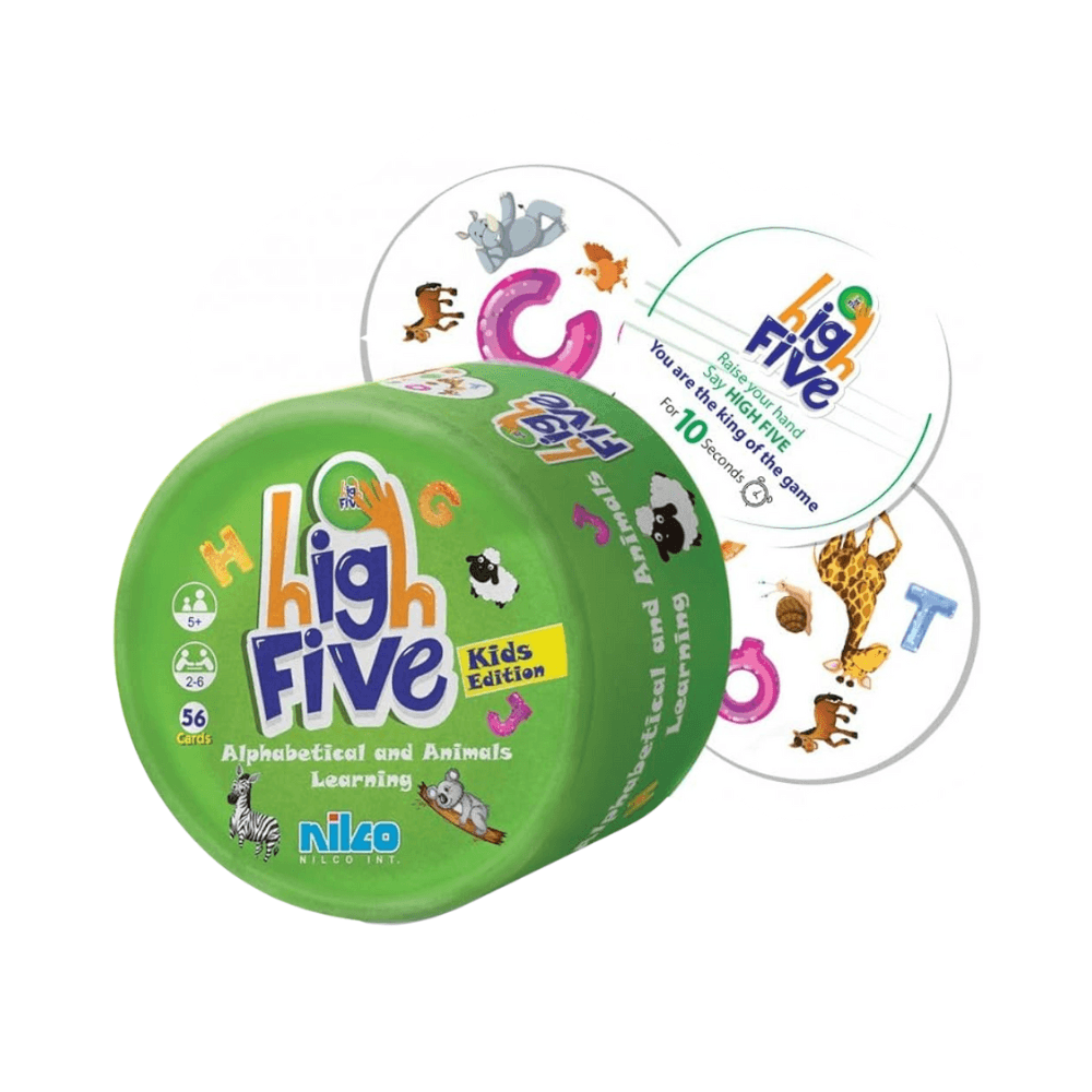 Nilco High Five Alphabetical & Animals Learning Cards Game