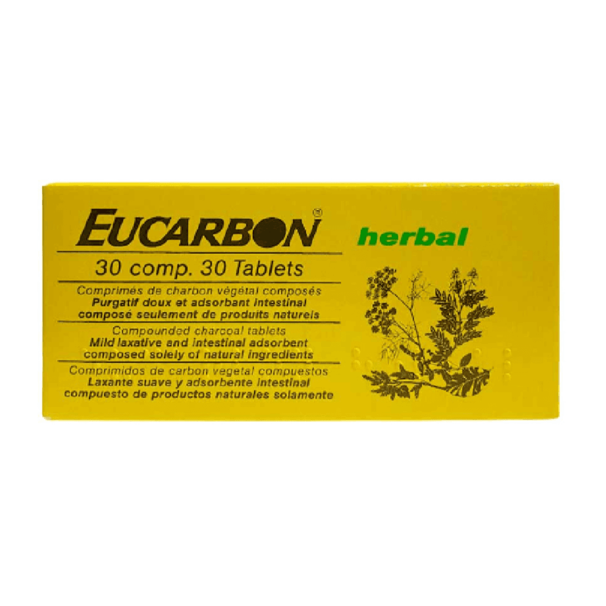 Eucarbon Herbal Tab 30S