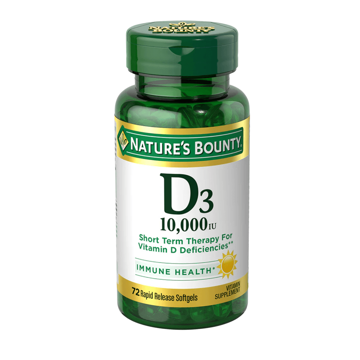 Natures Bounty Vit D10000 72S