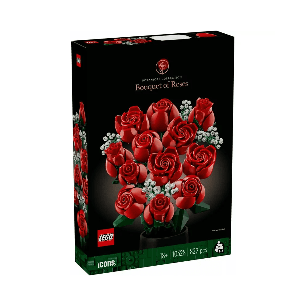 LEGO 10328 Icons Bouquet of Roses Building Blocks Toy Set 822Pcs