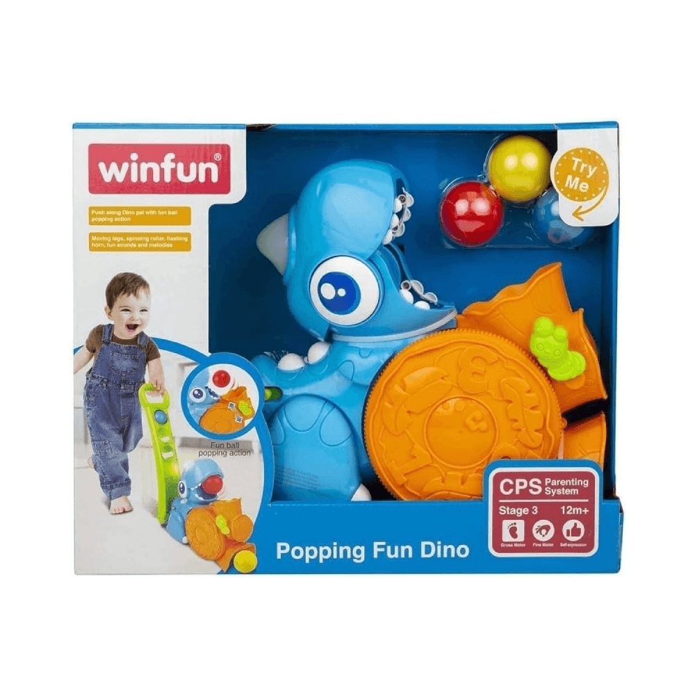 Winfun Popping Fun Dino Interactive Learning Toy 12+ Months