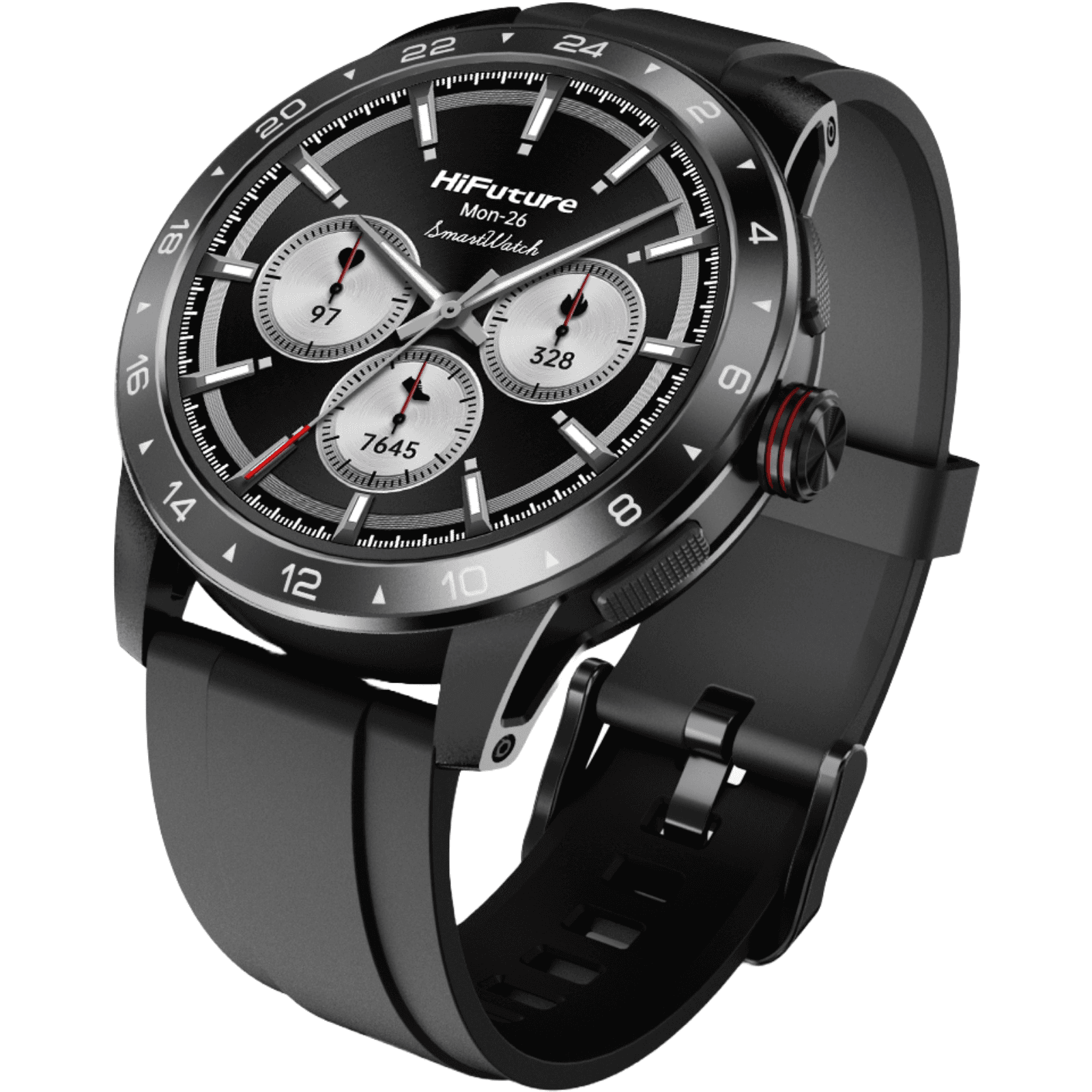 Hifuture Flex2 Smart Watch - Black
