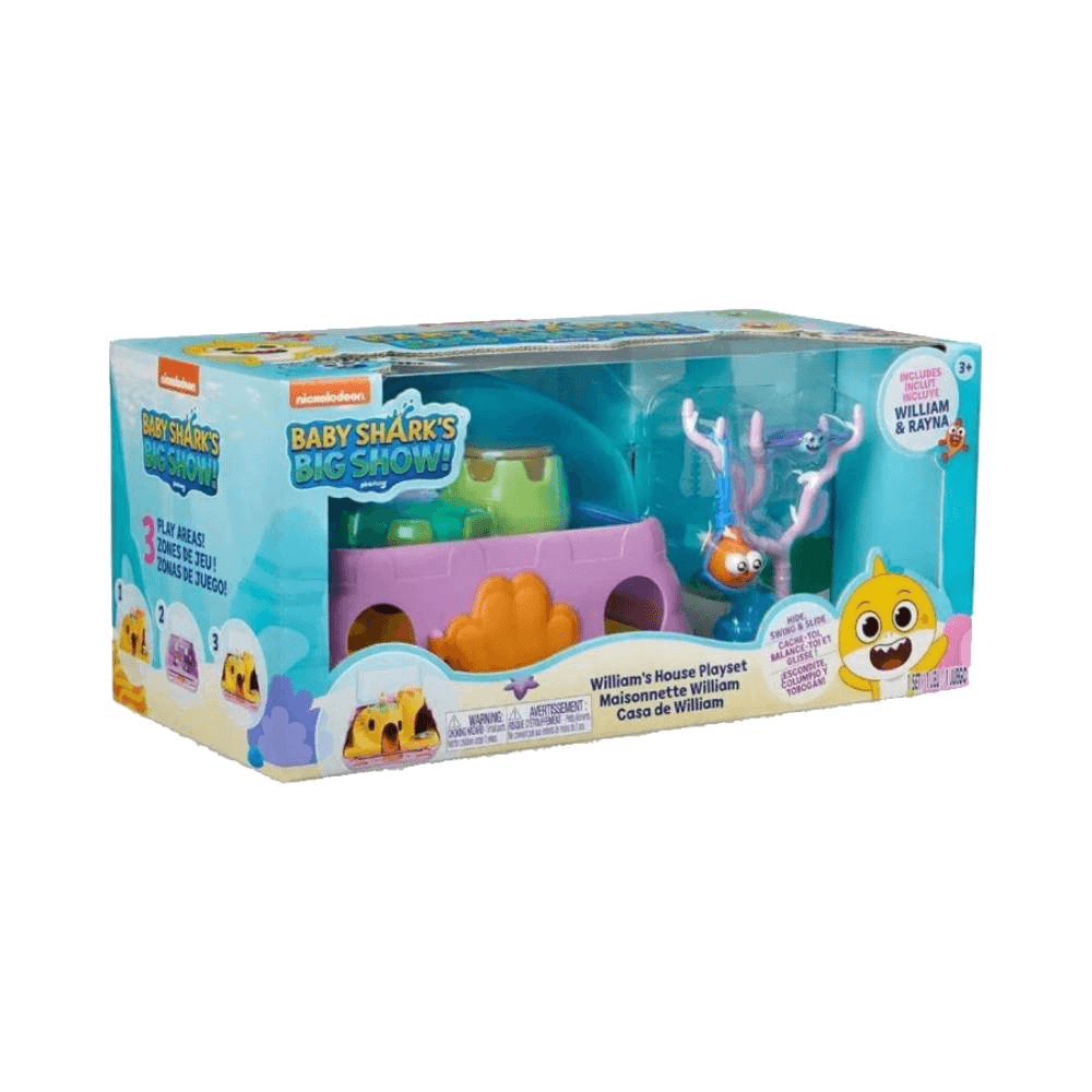 Baby Shark’s Big Show William’s House Interactive Playset for 3+ Years