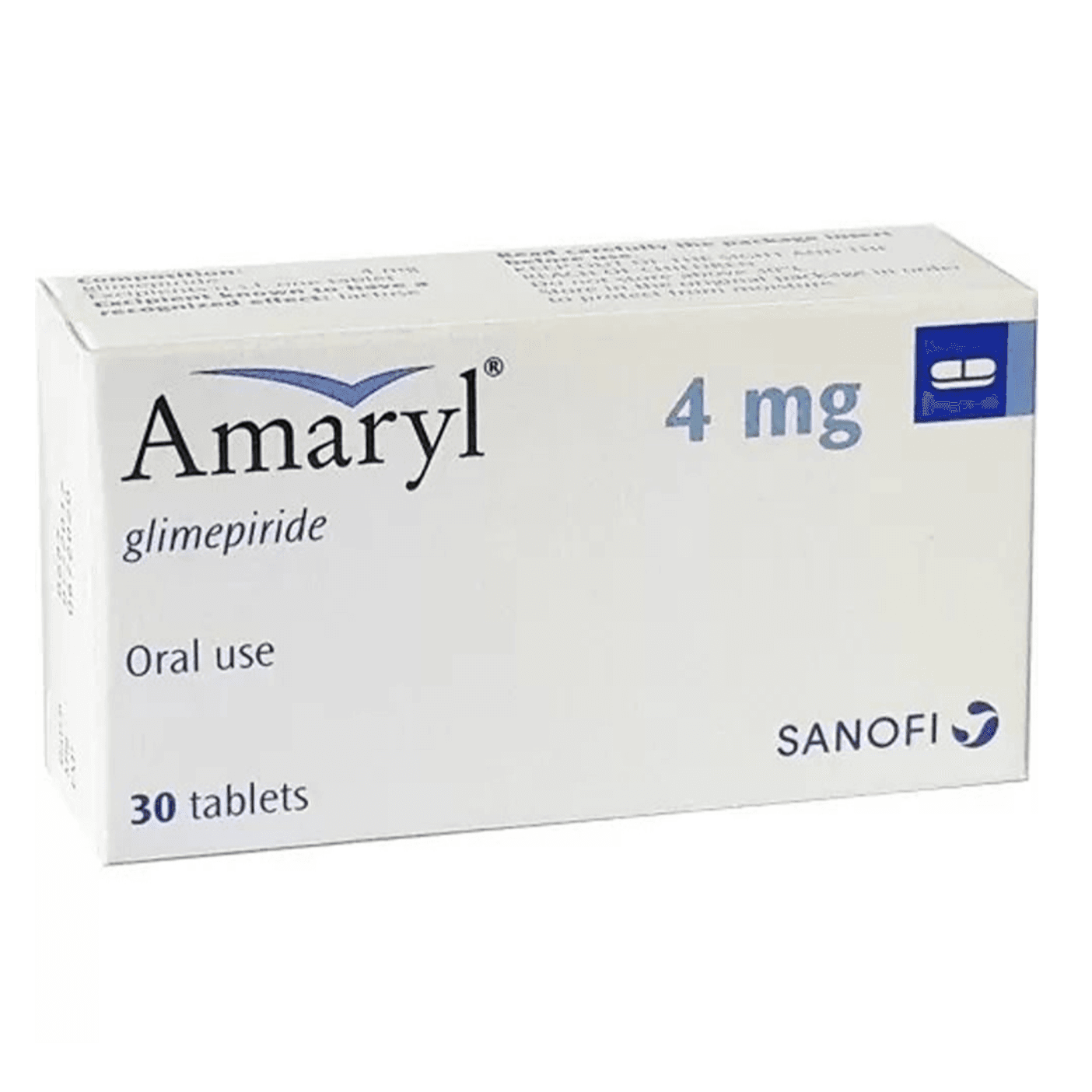 Amaryl 4Mg Tab 30S
