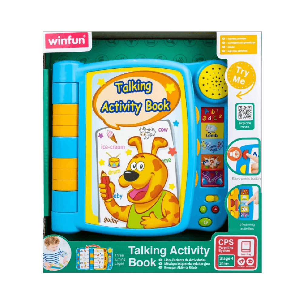 Winfun Talking Activity Book 24+ Months