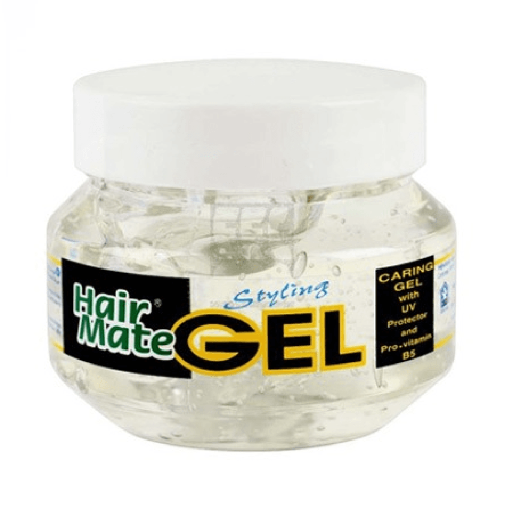 Hair Mate Styling Gel Caring Gel White With Uv Protector And Pro-Vitamin B5 250Ml